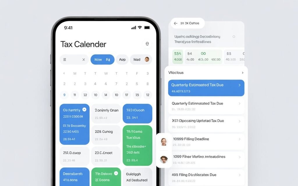 tax calendar app for freelancers