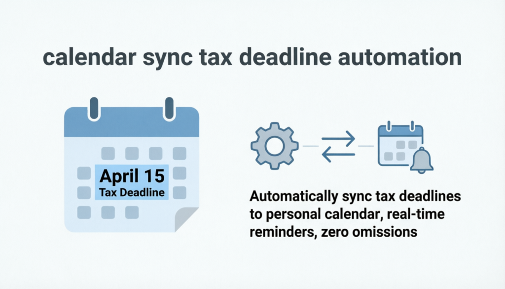 calendar sync tax deadline automation