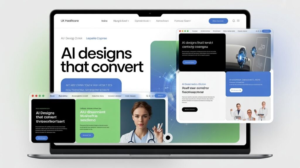 website development healthcare UK