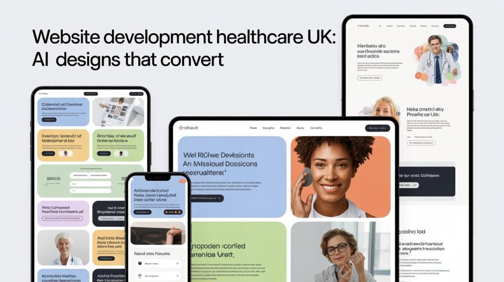 website development healthcare UK