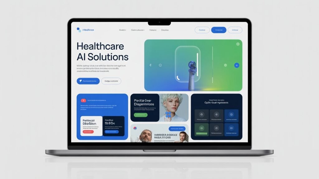 website development healthcare UK